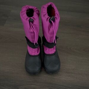 Kamik Pink and Black Winter Boots